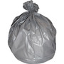 Heritage 40-45 Gallon Industrial Trash Bag, 40" x 46", Low Density, 1.1 Mil, Gray (H8046SG)
