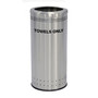 Commercial Zone Products® Precision Series® Imprinted Medium 25-Gallon Capacity Towel Bin (78282999)