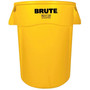 Rubbermaid Round Brute Trash Can Container w/Venting Channels, Yellow, 44 gallon (65dda2fa0030d3d47820d510_ud)