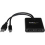 StarTech Mini DisplayPort to 2x DisplayPort Multi Stream Transport Hub, Black (65dda39f0030d3d47820da5c_ud)