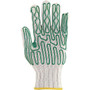 Whizard® Heavy Duty Slipguard Cut Resistant Glove, White/Green, Large, 6/Pk (65dda6590030d3d47820f0e0_ud)