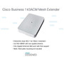 Cisco 100 802.11ac 2x2 Wave 2 Mesh Extender, Wall-Plug, Gray (CBW143ACM-B-NA)