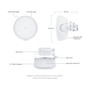 Ubiquiti airMAX GigaBeam Plus 1000Mbps Single Band PoE RF Access Point, White (GBE-PLUS-US)