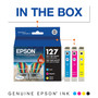 Epson T127 Cyan/Magenta/Yellow Extra High Yield Ink Cartridge, 3/Pack (65dda8ee0030d3d47821088e_ud)