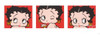 Betty Boop (Red Triptych)