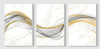 Wavy gold line