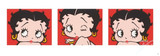 Betty Boop (Red Triptych)