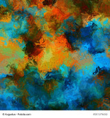 Abstract marbled