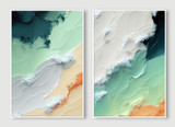 Aquamarine diptych