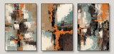 Chocolate and Orange Triptych