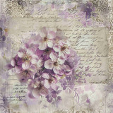 Vintage hydrangea (N-15)
