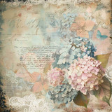 Vintage hydrangea (N-5)