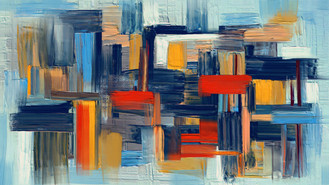 Abstract paint strokes