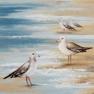 Seagulls on the beach II