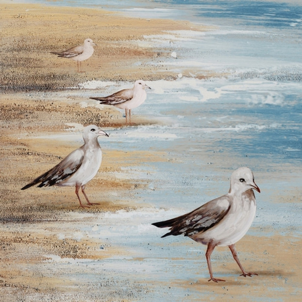 Seagulls on the beach I