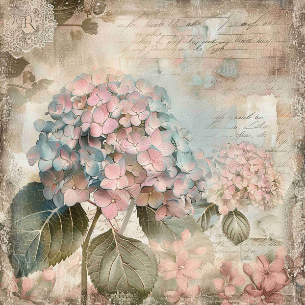 Vintage hydrangea (N-8)