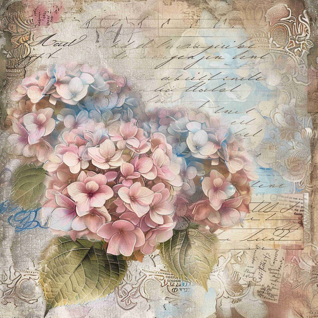Vintage hydrangea (N-7)