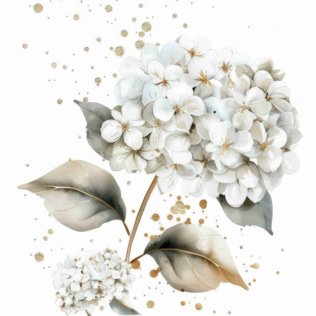 White hydragnea  (N-15)