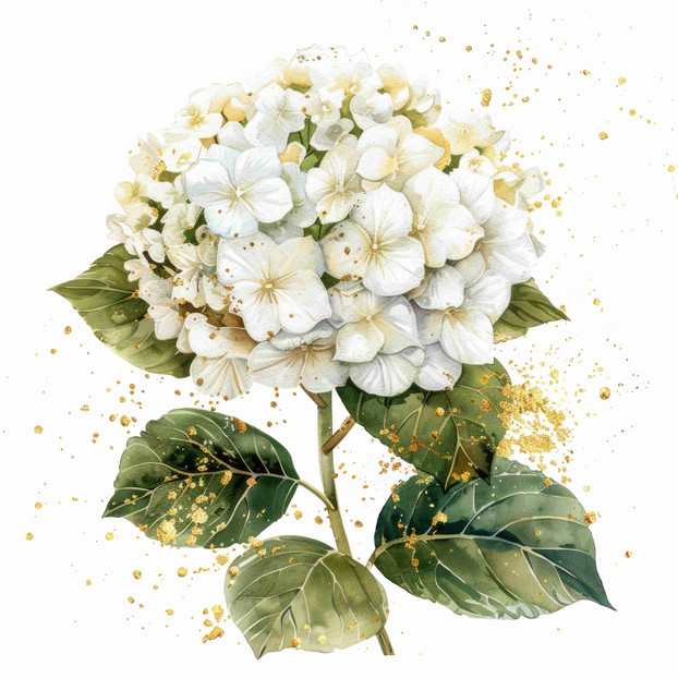 White hydragnea  (N-8)