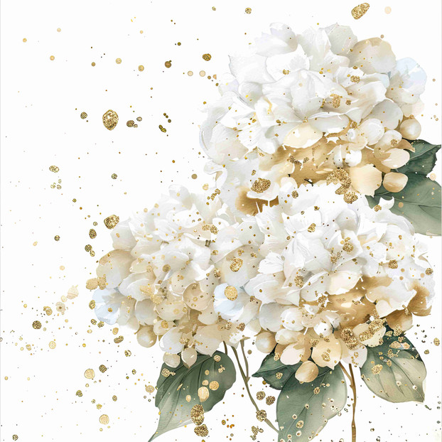 White hydragnea  (N-6)