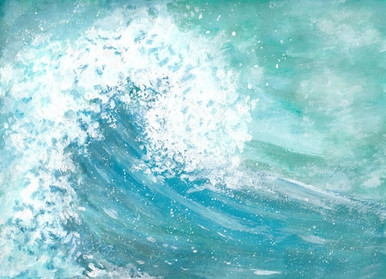 Breaking wave II