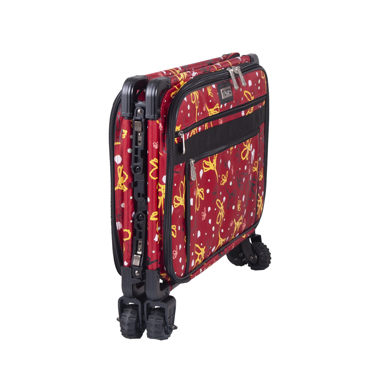 Tutto 28 Sewing and Embroidery Machine Trolley On Wheels in Red