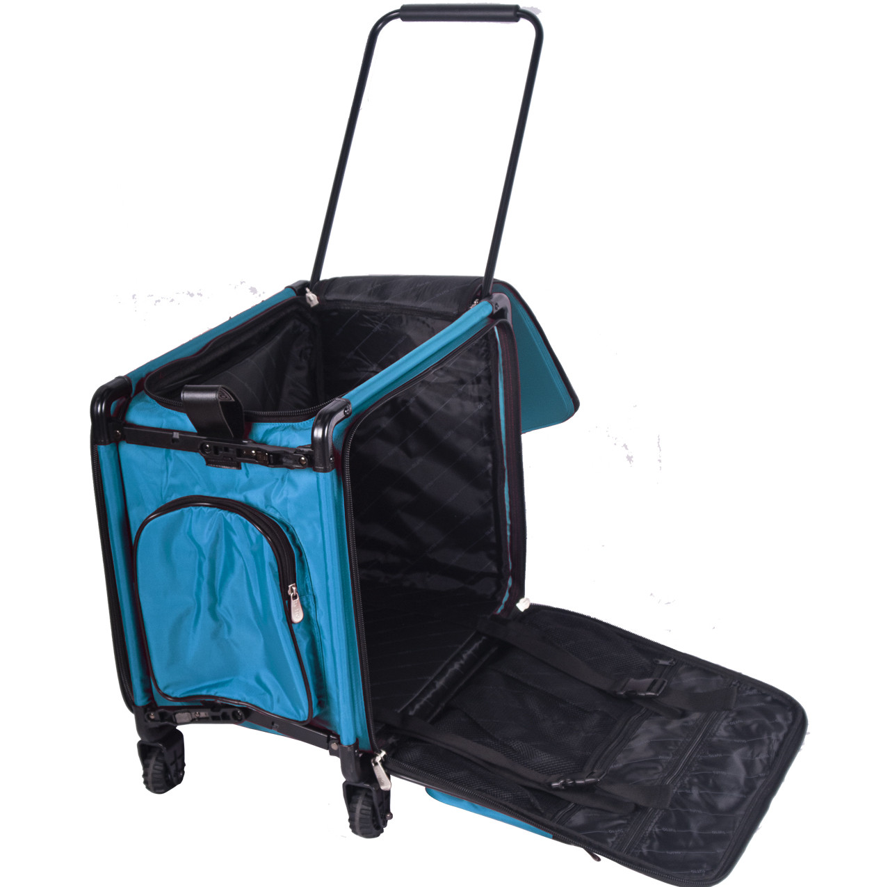 Tutto Sewing Machine Case On Wheels Medium 20in Turquoise