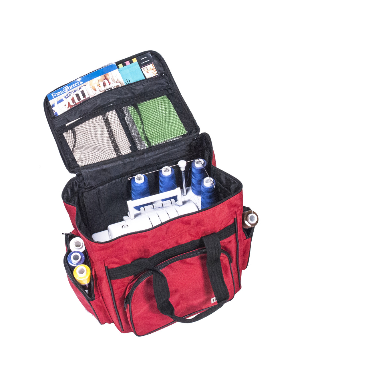 ★TOUT Y EST★ mel red 23MLRD Red Serger/Accessory Bag