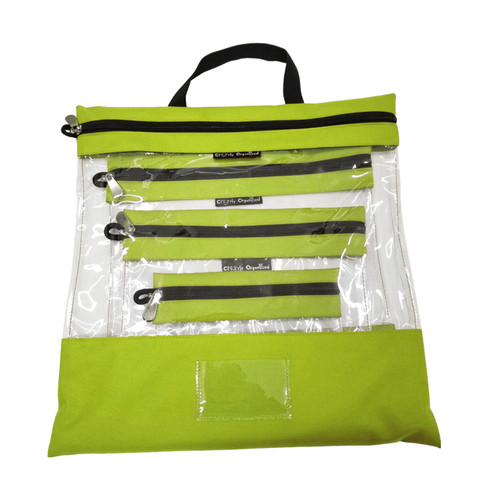 Lime Clear Organizing Bag