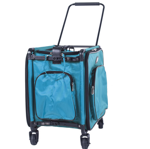 Tutto 9220SG Serger Trolley Roller Case 20 Sq Bag on Caster Wheels at