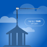 The Arrow 5G LPDA – High Gain Directional Antenna – Bolton Technical- Illustration