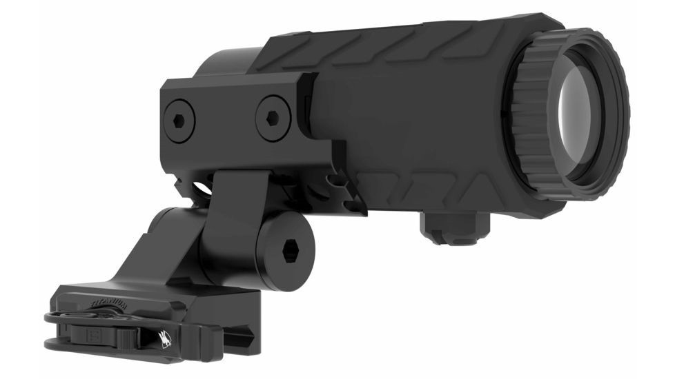 American Defense FLIK 5X Magnifier w/ QD Flip Mount - Titanium QD