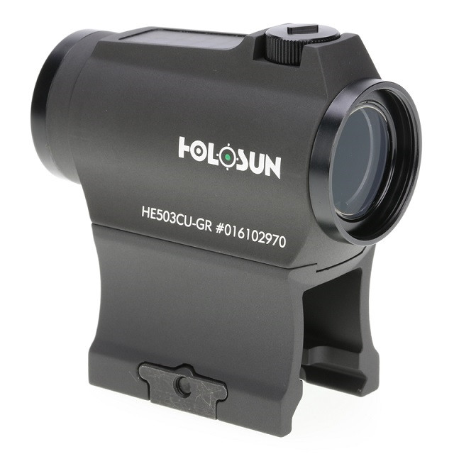 【実物】HOLOSUN HE503CU-GR Holosun Elite HE503CU-GR 2-MOA Micro Green Dot Sight - Solar Backup