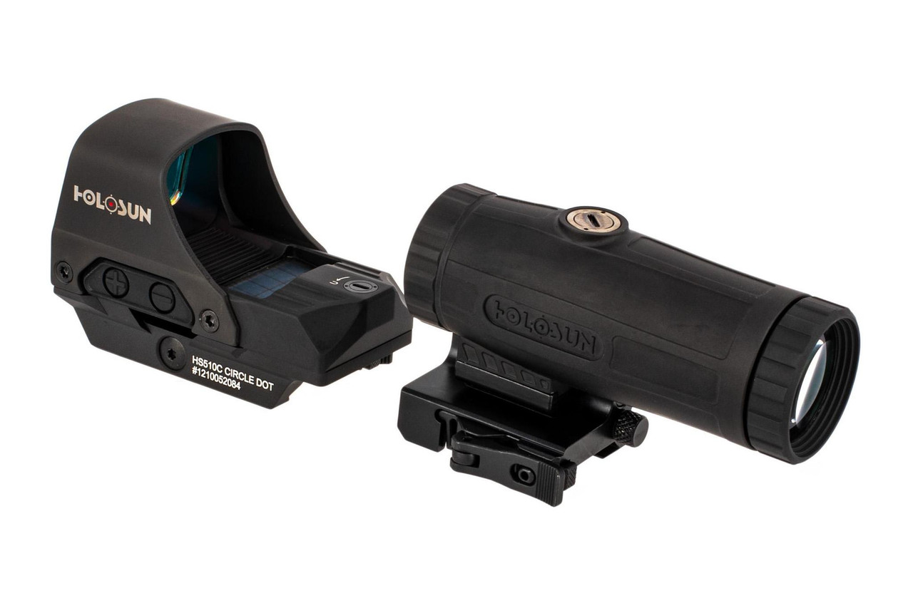 HOLOSUN HS510C RED ドットサイト　hm3xマグニファイアセット Holosun HS510C Reflex Red Dot Sight with HM3X 3X Magnifier