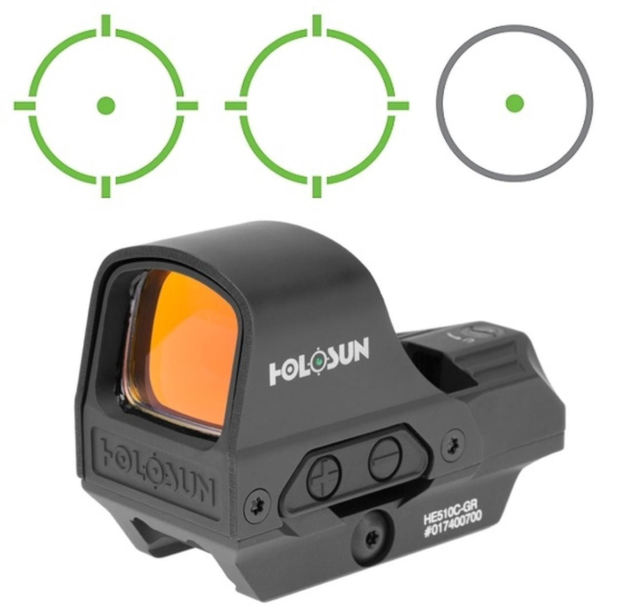 Holosun HS510C Reflex Green Dot Sight with HM3X 3X Magnifier