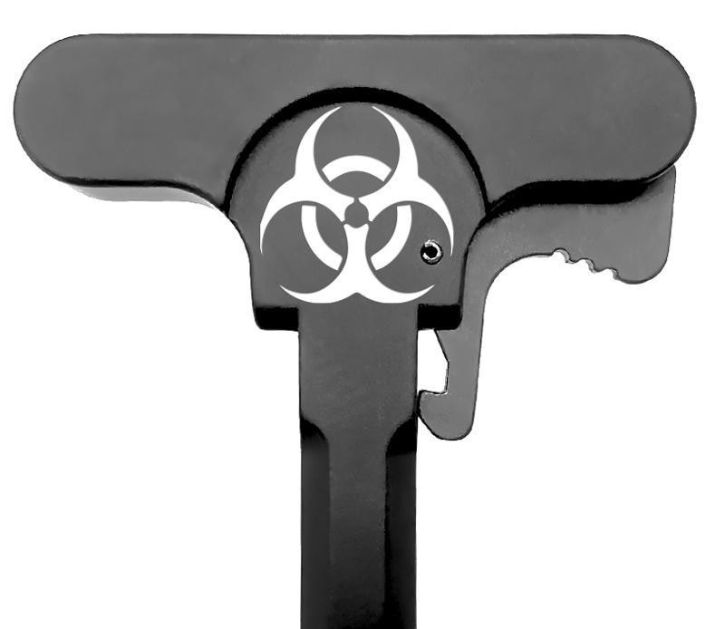 Engraved Charging Handle Mil Spec 7075 - Zombie Hunter