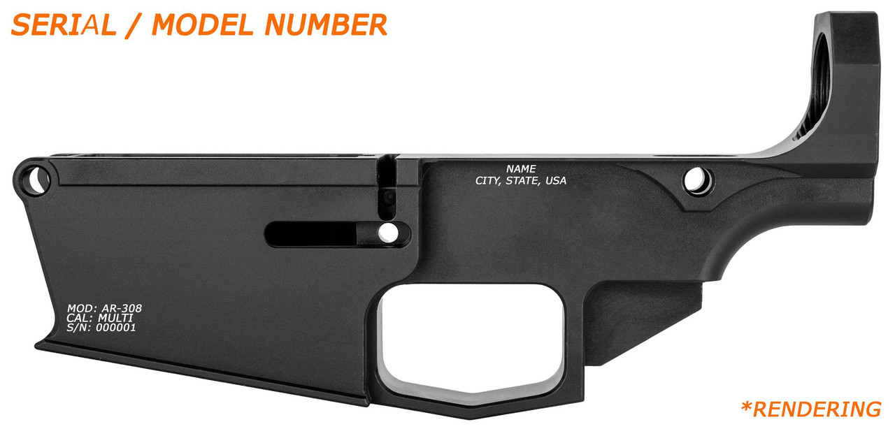Forged DPMS Pattern 80 Percent .308 Lower Receiver
