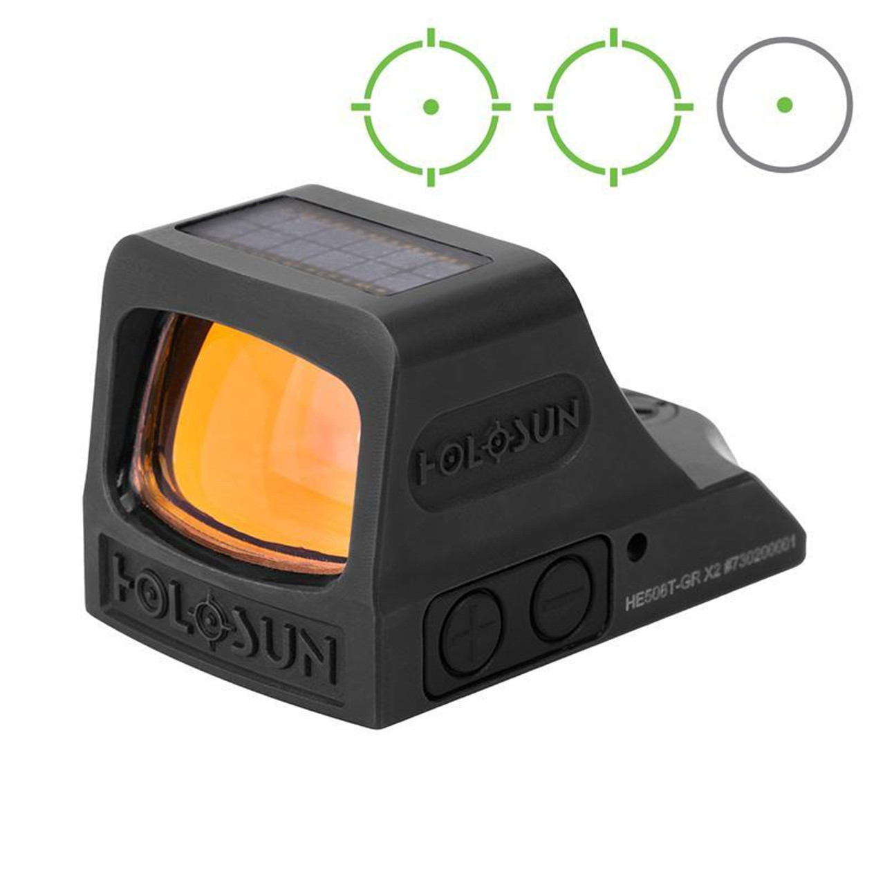 HOLOSUN HE508T GR V2 グリーンドットサイト 本体のみ Holosun HE508T-GR X2 Circle Dot Multi-Reticle Green Dot