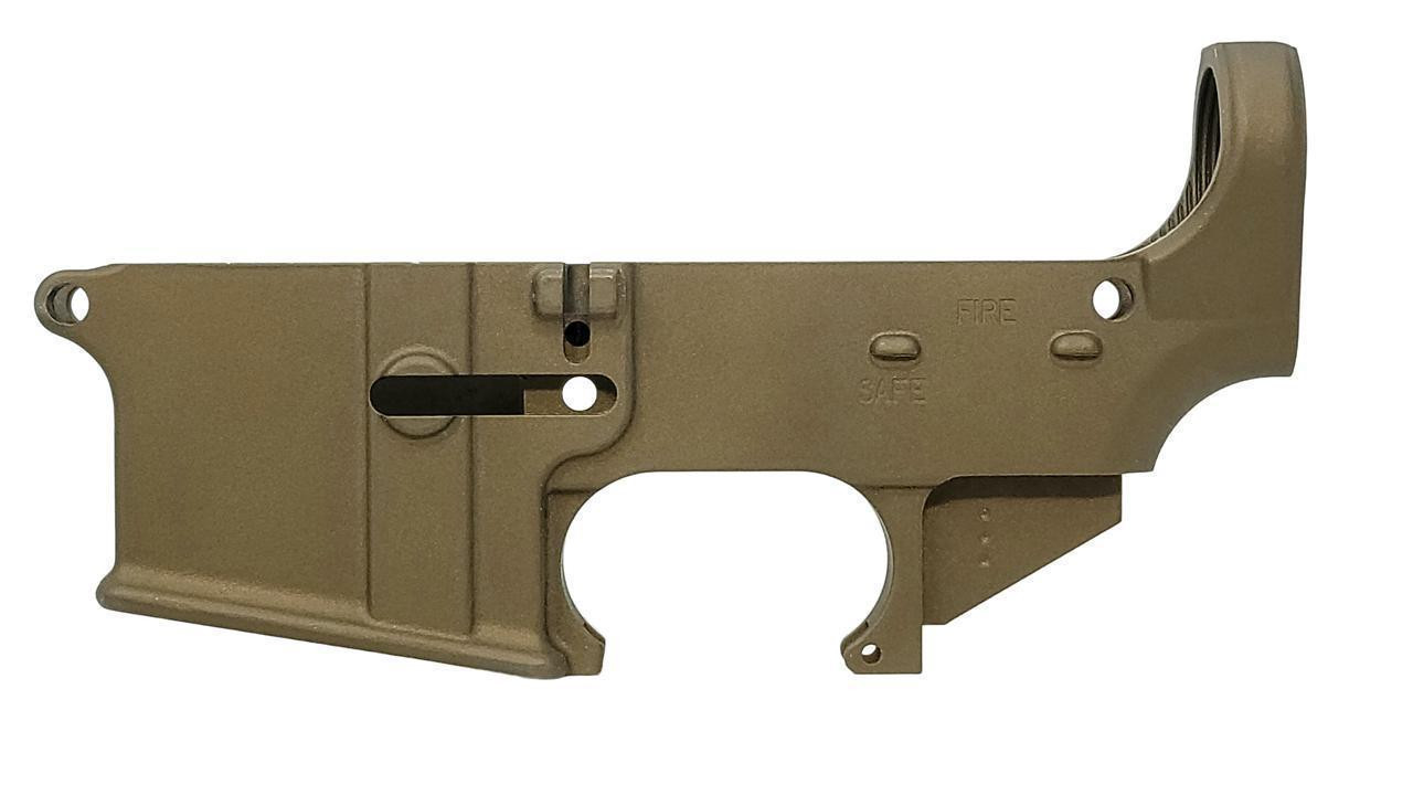 BLEM* Burnt Bronze 80% Lower Receiver with Fire/Safe engraving