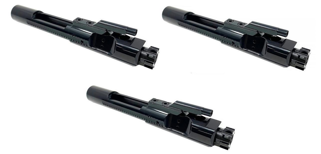 3 PACK | RTB Complete M16 Bolt Carrier Group - Polished Black