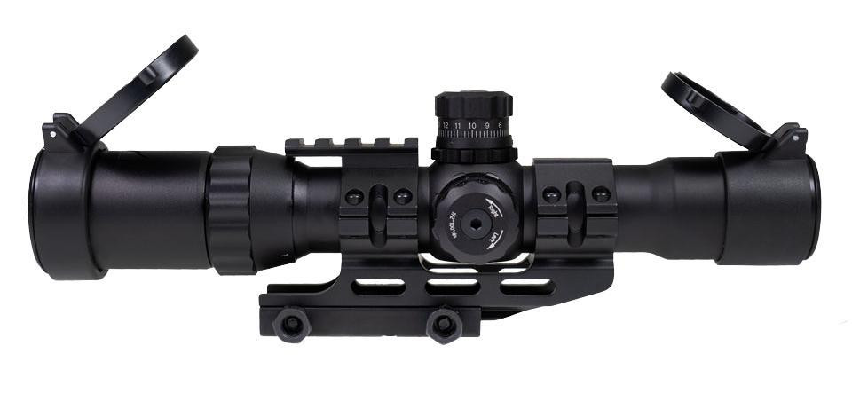 Northtac 'Assault' 1-4x28 RGB Illuminated Optic w/Micro Red Dot