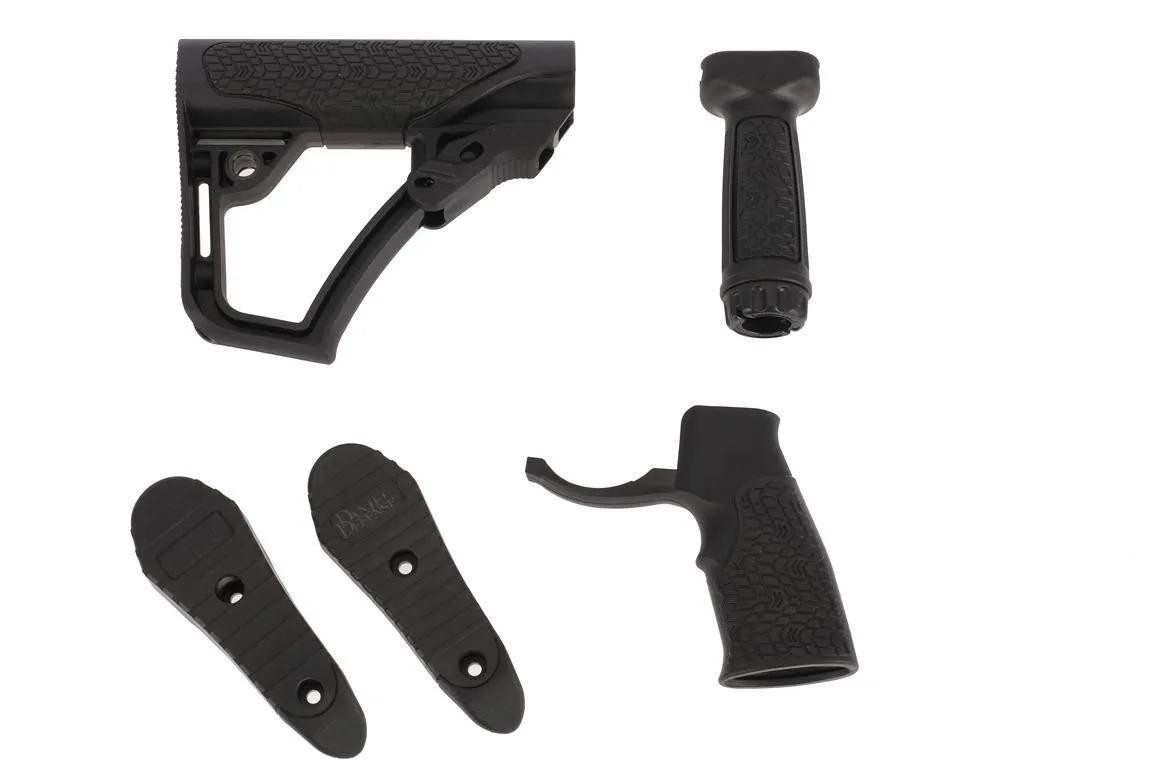 実物 DANIEL DEFENSE ENHANCED FURNITURE SET Daniel Defense AR-15 Furniture Set - Black - RightToBear.com
