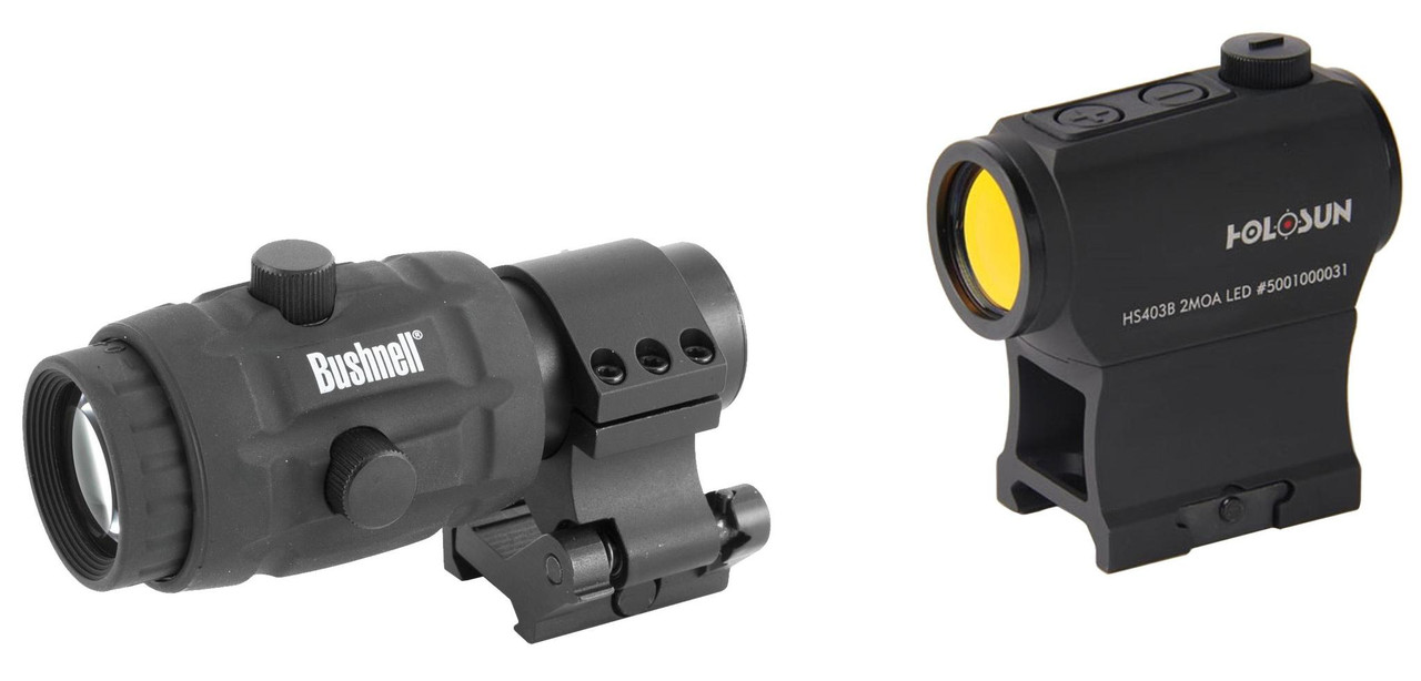 Red Dot Combo | HS403B 2-MOA w/ 3X24mm 3x Magnifier - RightToBear.com