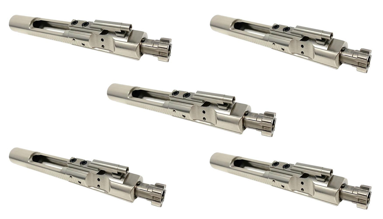 5 Pack | RTB Nickel Boron Bolt Carrier Group - 9310 - MPI - M16