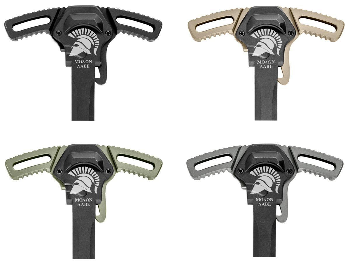 Breek Arms Engraved Ambidextrous Charging Handle - Molon Labe