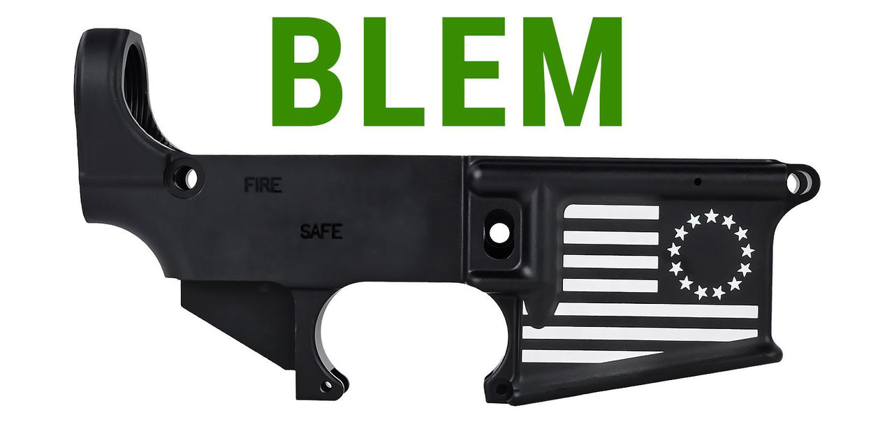 BLEM 80% Anodized Lower with Serial Number / Manufacturer
