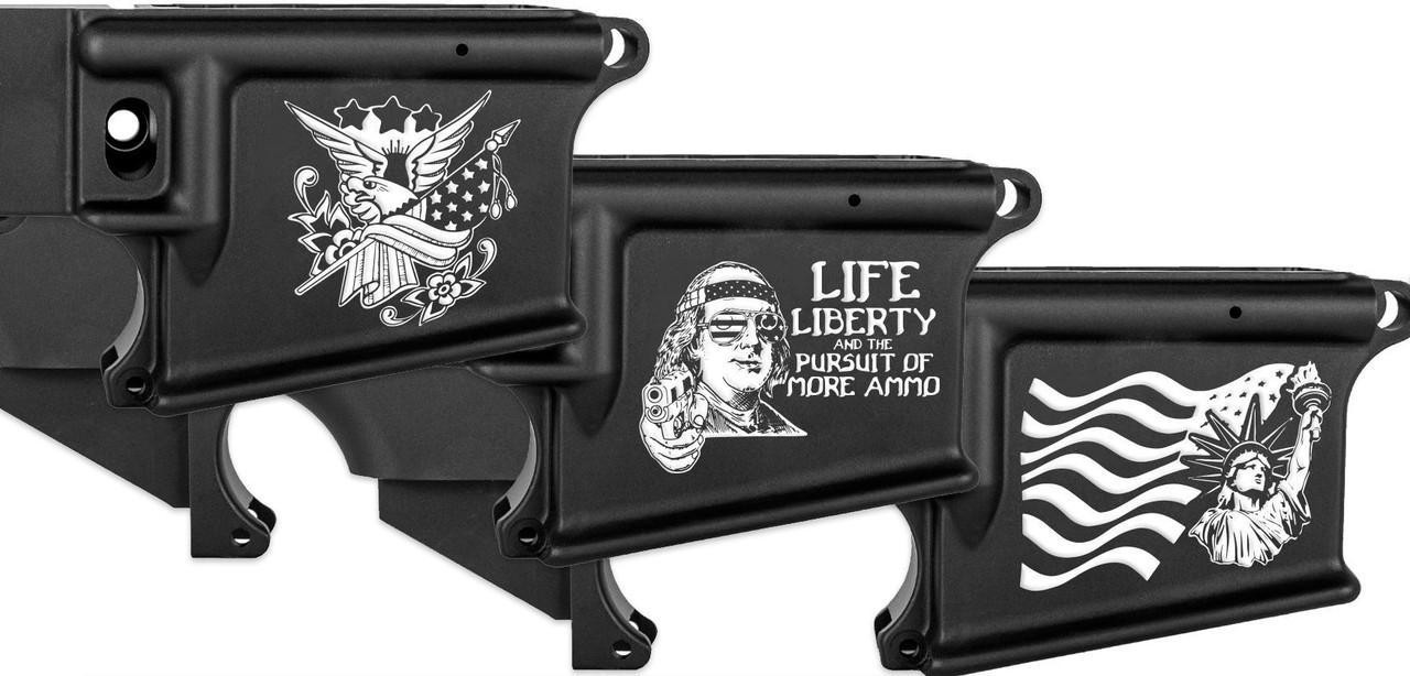 Independence Day Limited Edition AR15 Anodized 80% Lower Receivers