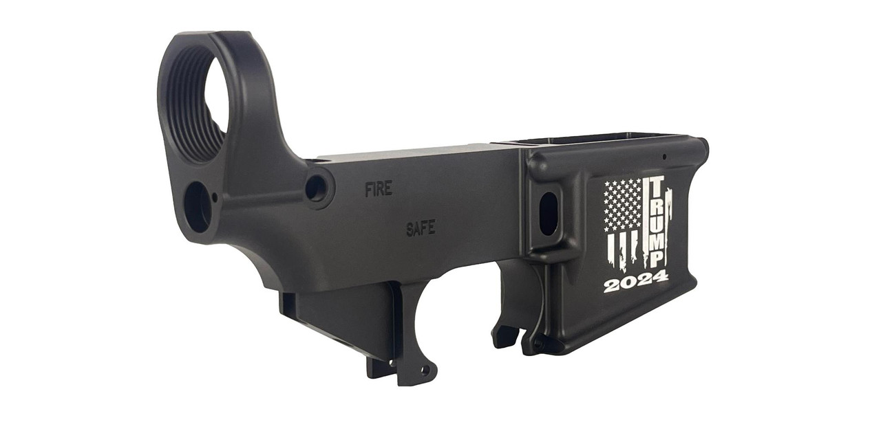 TRUMP 2024 Limited Edition AR15 Anodized 80% Lower Receiver - Fire