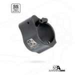 Superlative Arms .875" Adjustable Gas Block, Bleed Off - Set Screw, Melonited