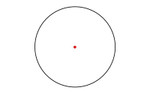 Trijicon MRO 1x25 Red Dot Sight Full Cowitness Mount - 2.0 MOA